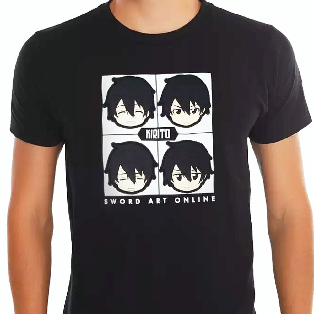 MEN’S SWORD ART ONLINE SHIRT MENS SIZE SMALL KIRITO ANIME MANGA TSHIRT